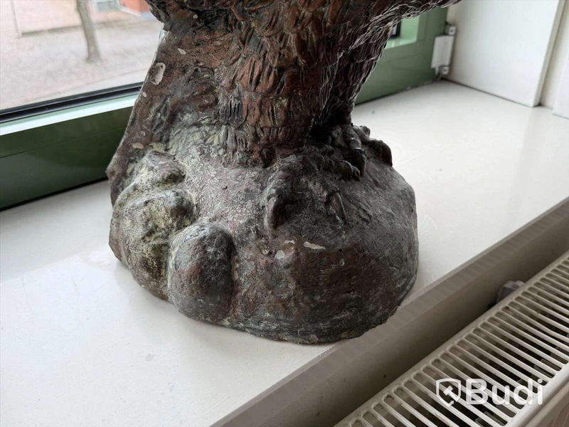 Fågelskulptur i sten, Gino Manca