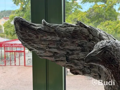 Fågelskulptur i sten, Gino Manca