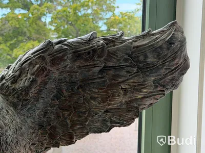 Fågelskulptur i sten, Gino Manca