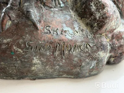 Fågelskulptur i sten, Gino Manca