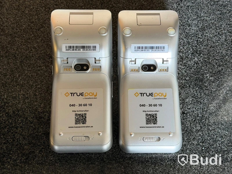 POS system - TruePOS Terminal B15S with 3 PAX card readers and receipt printer