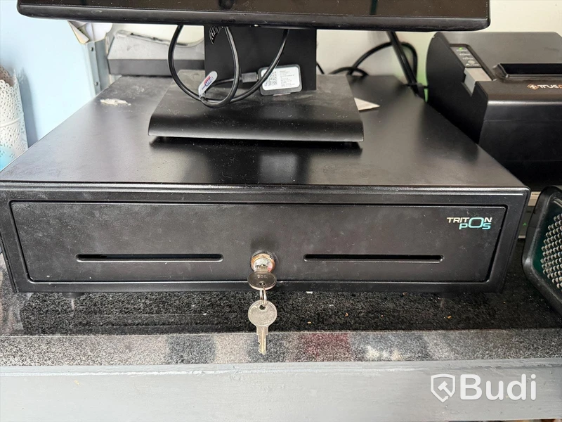POS system - TruePOS Terminal B15S with 3 PAX card readers and receipt printer