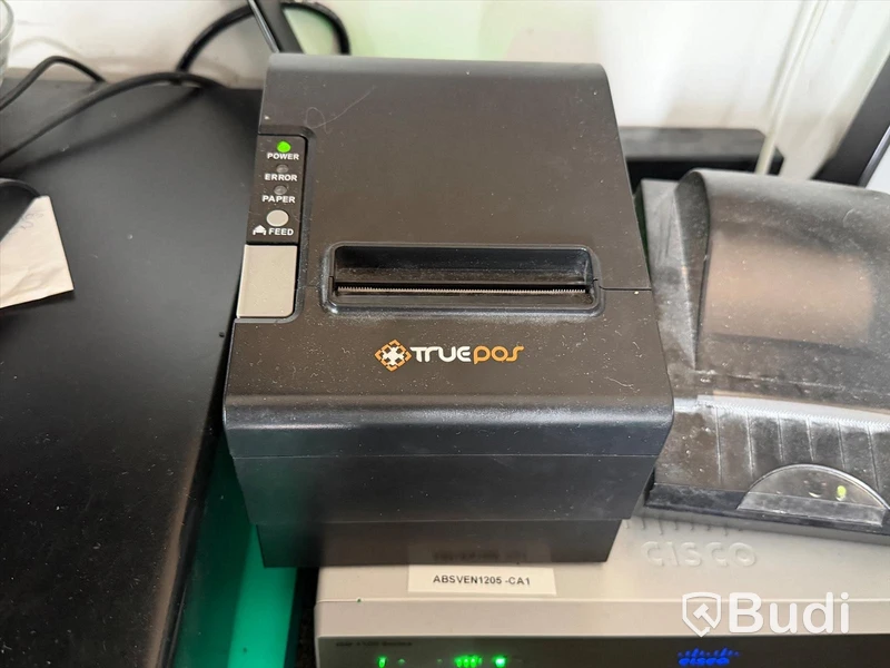 POS system - TruePOS Terminal B15S with 3 PAX card readers and receipt printer