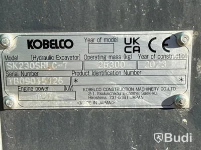 Grävmaskin Kobelco SK 230 SRLC -7 -2023