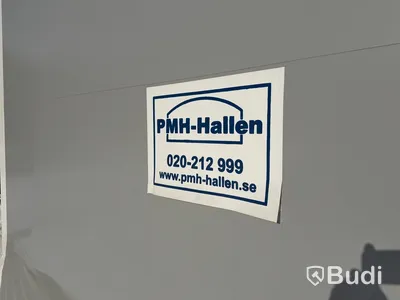 Tälthall 480m² med port och 2 kontor i kopplad byggbod