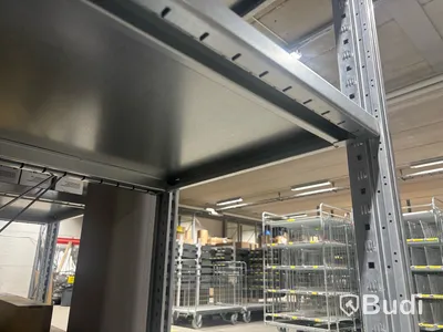 Lagerhyllsystem SSI Schaefer 19 sektioner, höjd 297 cm.