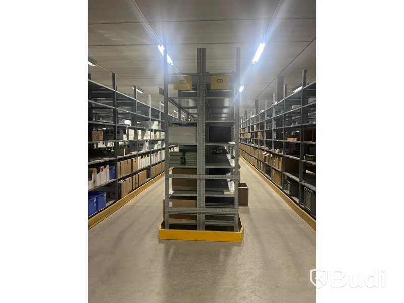 Lagerhyllsystem SSI Schaefer 10 sektioner, höjd 297 cm.