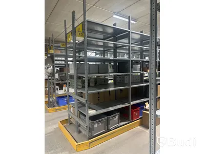 Lagerhyllsystem SSI Schaefer 10 sektioner, höjd 297 cm.