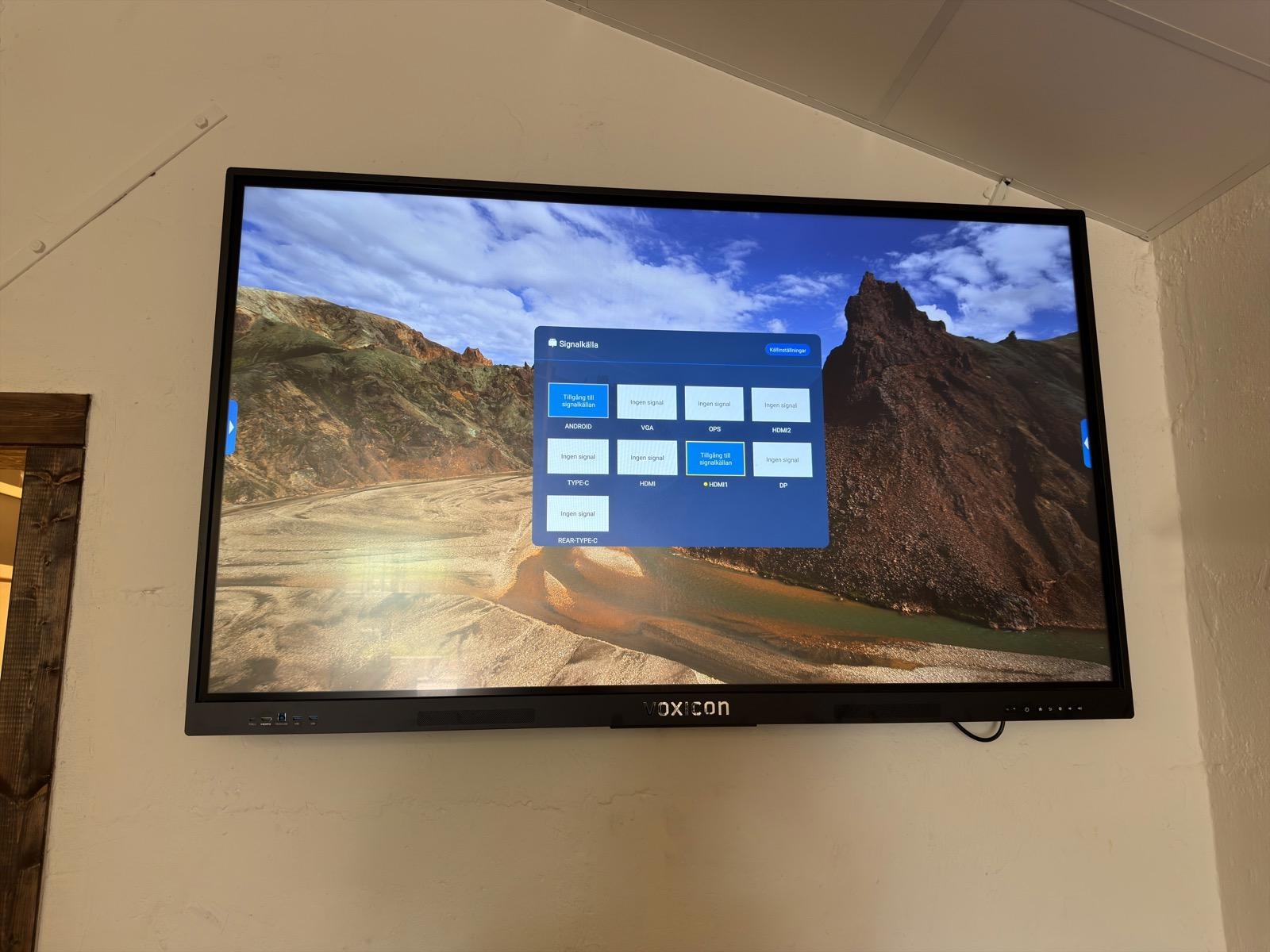 Interaktiv TV Voxicon DWC65U4AP-2, 65 tum, touch