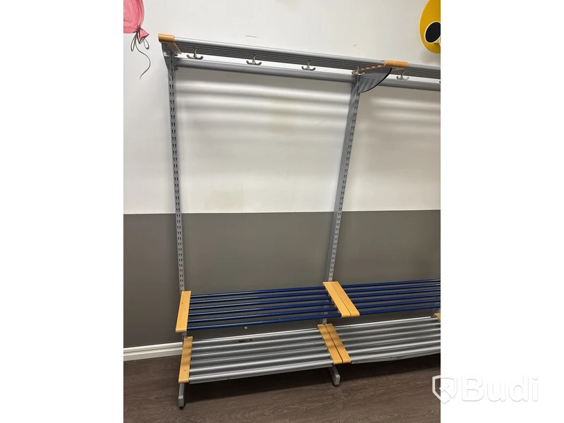 Sko och klädhängare 11 sektioner
