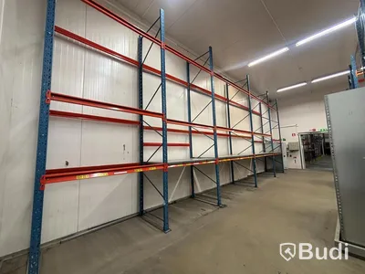 Approximately 100 metres of pallet racking