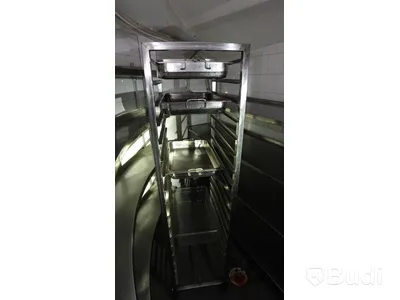 Rostfri vagn för 1/1 bläck