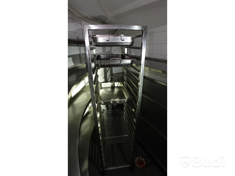 Rostfri vagn för 1/1 bläck