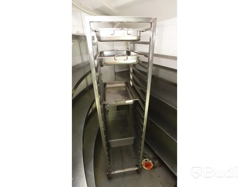 Rostfri vagn för 1/1 bläck