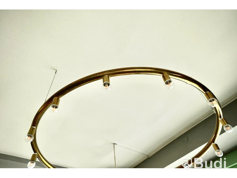 Ljusarmatur rund, 14 lampor, 183 cm i diameter