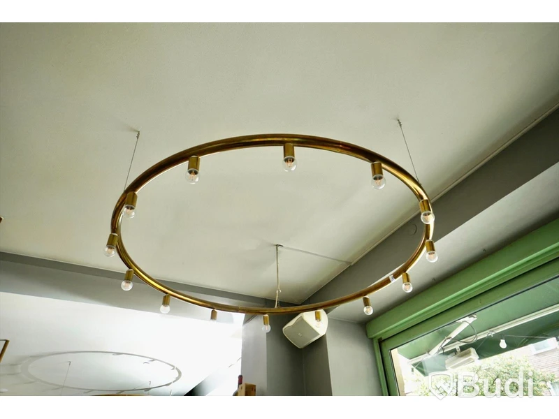 Ljusarmatur rund, 14 lampor, 183 cm i diameter