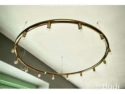Ljusarmatur rund, 14 lampor, 183 cm i diameter