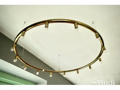 Ljusarmatur rund, 14 lampor, 183 cm i diameter
