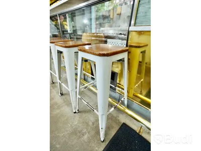 Barpallar 4 stmed träsits, 82 cm hög
