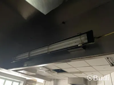 Ventilationssystem med sugkåpa 315x141cm med utsugningsfläkt och tilluftaggregat samt styrsystem från Weeland