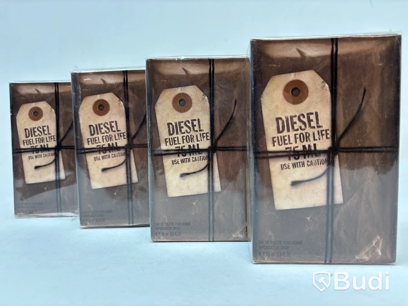 4 st. Parfym Diesel Fuel For Life á 75 ml