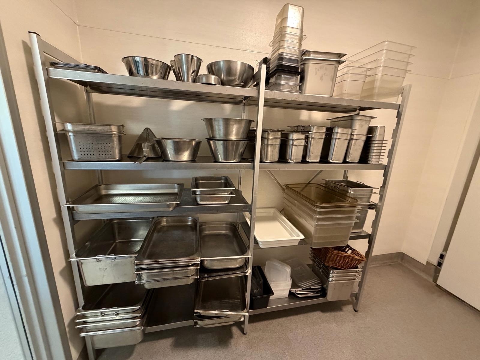 Gastronorm kantiner, bunkar och förvaring – stort restaurangpaket