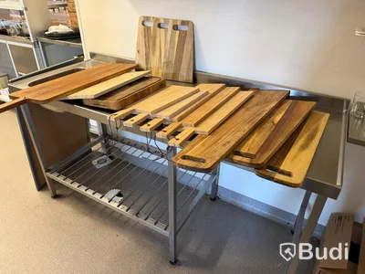 Serveringsbrädor / skärbrädor trä – stort paket