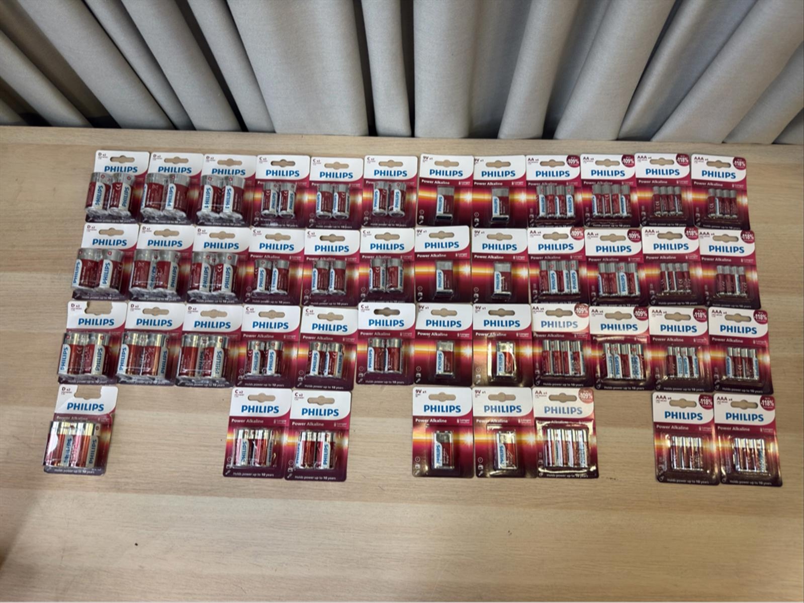 Lot of batteries