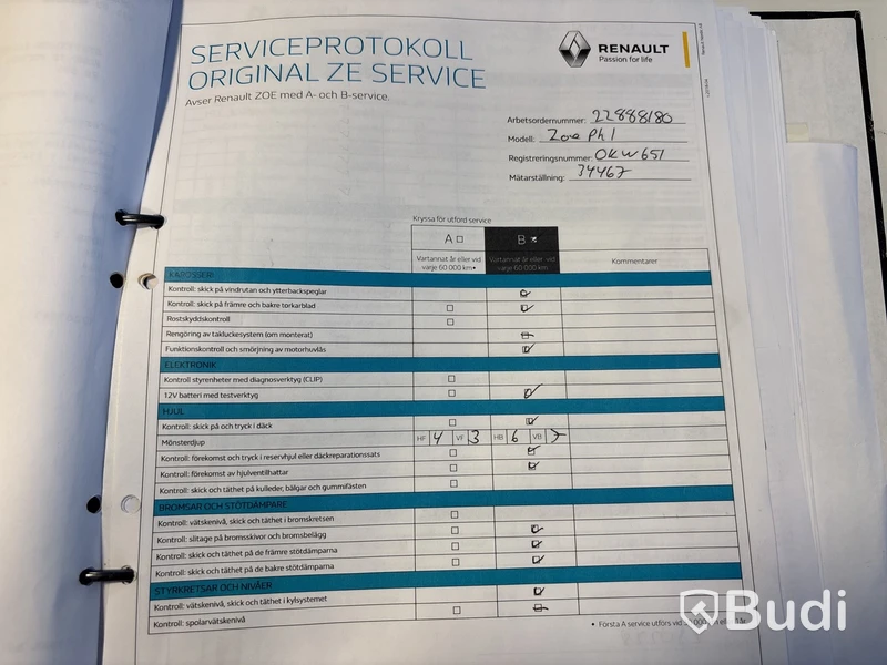 Renault Zoe R90 -2016 | Friköpt batteri