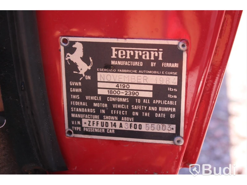 Ferrari Mondial -1985 | 9300 mil