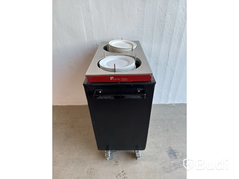 Tallriksvagn Elektro Termo, inkl. ca 50 st. tallrikar