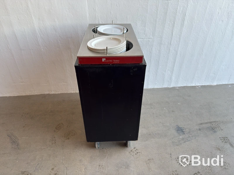 Tallriksvagn Elektro Termo, inkl. ca 50 st. tallrikar