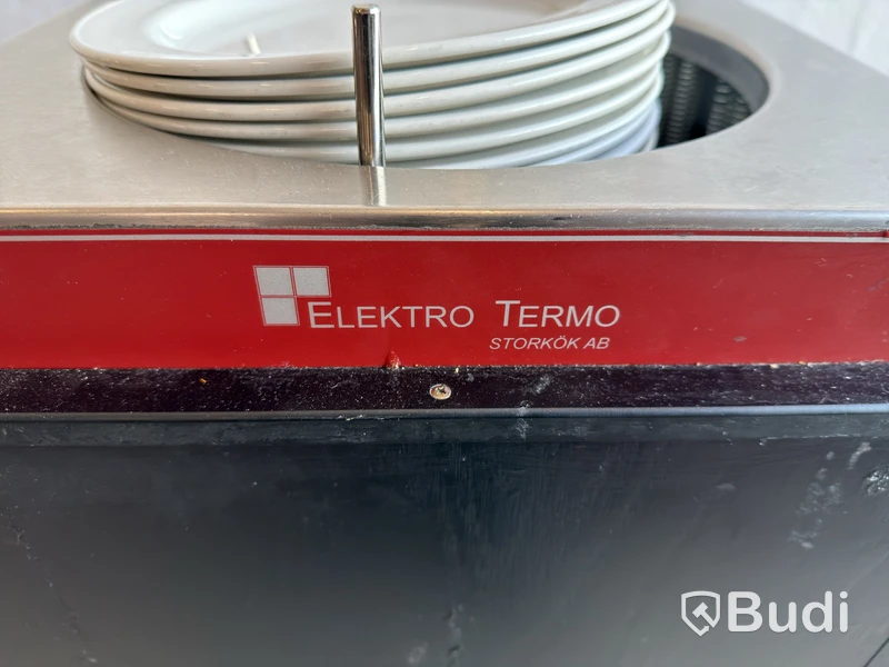 Tallriksvagn Elektro Termo, inkl. ca 50 st. tallrikar