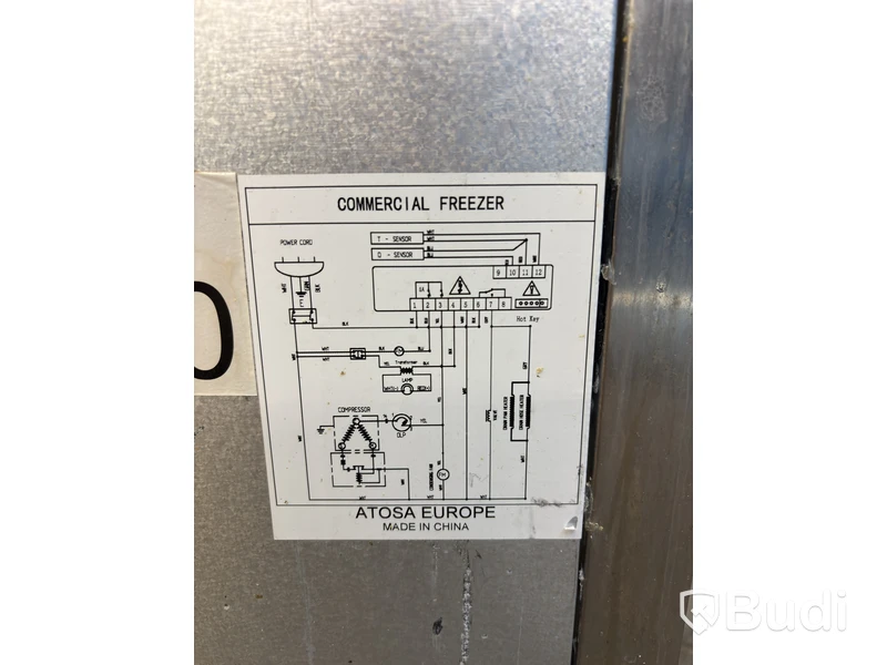 Atosa MBF8113GR Freezer, 670 l