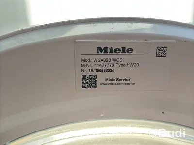 Tvättmaskin och torktumlare Miele, HT30 och HW20