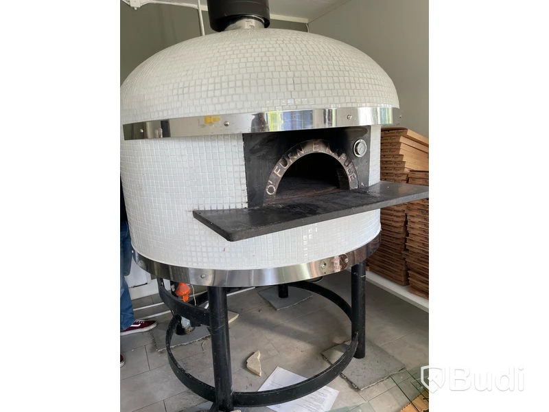 Napolitansk pizzaugn Di Vicino Forni, Biancorosso, 120 cm