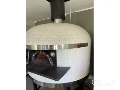 Napolitansk pizzaugn Di Vicino Forni, Biancorosso, 120 cm