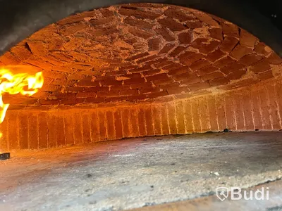 Napolitansk pizzaugn Di Vicino Forni, Biancorosso, 120 cm