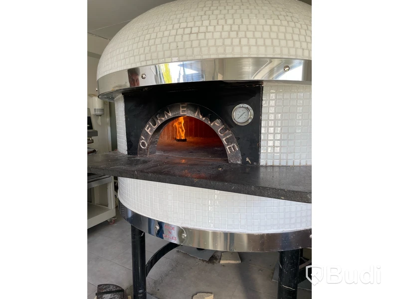 Napolitansk pizzaugn Di Vicino Forni, Biancorosso, 120 cm