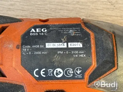 4 st batterimaskiner AEG