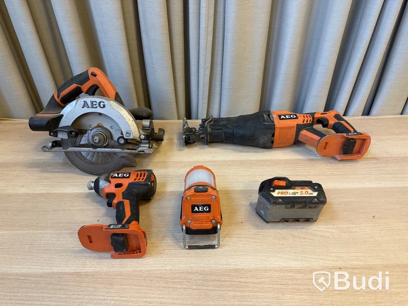 4 st batterimaskiner AEG