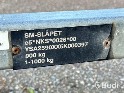 Bromsad gallervagn SM-Släpet 2590 BE  | 2014