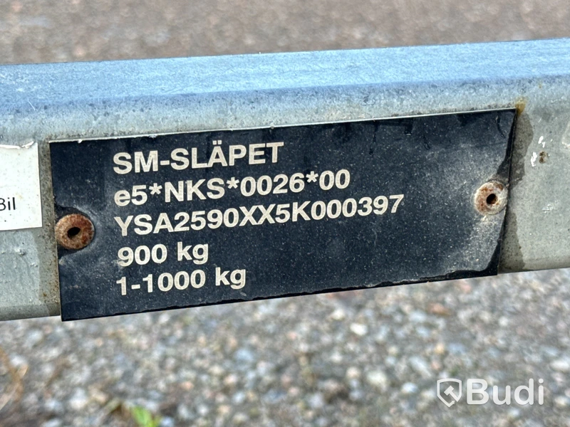 Bromsad gallervagn SM-Släpet 2590 BE  | 2014