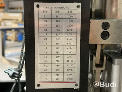 Pneumatisk verkstadspress 75 ton