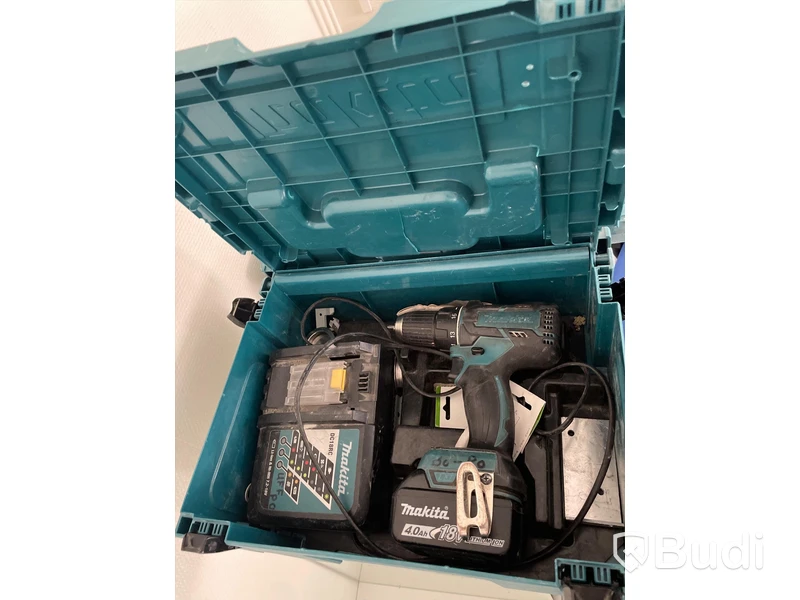 Makita Borr DDF480 ink batteri och laddare