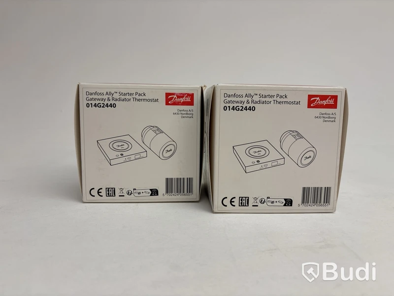 2 st. Radiotermostat Danfoss Ally startpaket