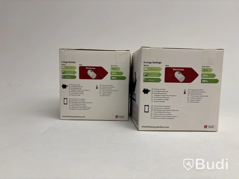 2 st. Radiotermostat Danfoss Ally startpaket