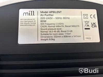 Luftrenare Mill, Silent Pro