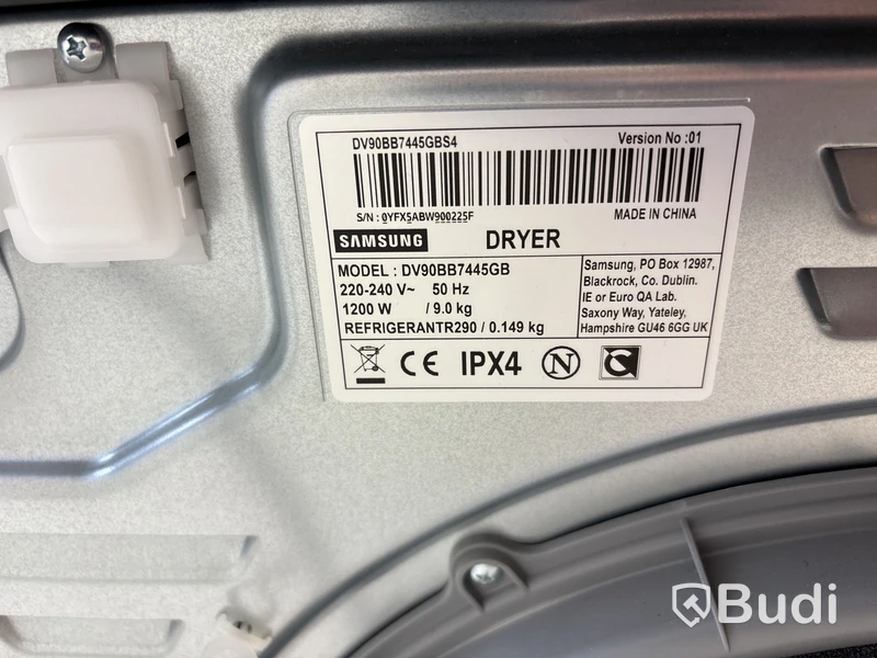 Torktumlare Samsung, DV90BB7445GB