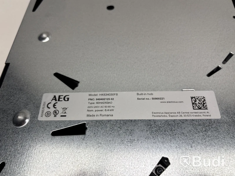 Keramikhäll AEG, 3000-serien HK634030FB
